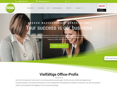 Gregor Wasserburger Bürosysteme – Corporate Website & SEO Sonderlösung